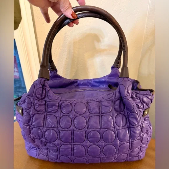 Kate Spade Purple Quilted Shoulder Bag - Picture 2 of 14
